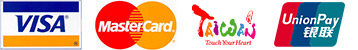 visa,mastercard,unionpay,taiwan triavl